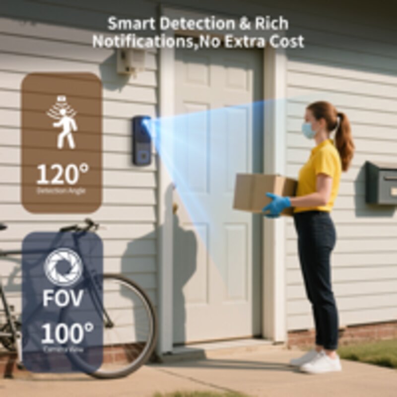 Smart Video Doorbell · 5000mAh